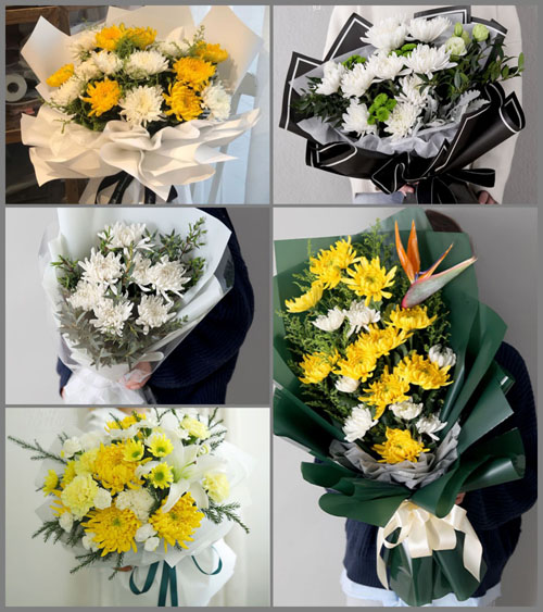 广东梅州市兴宁市新陂镇白事花束代送